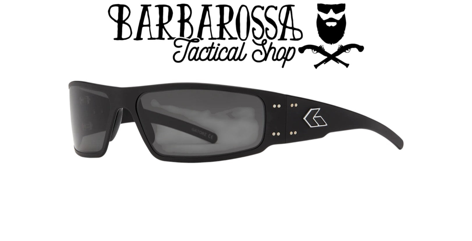 GATORZ - Magnum, Silver Logo, Smoked Polarized