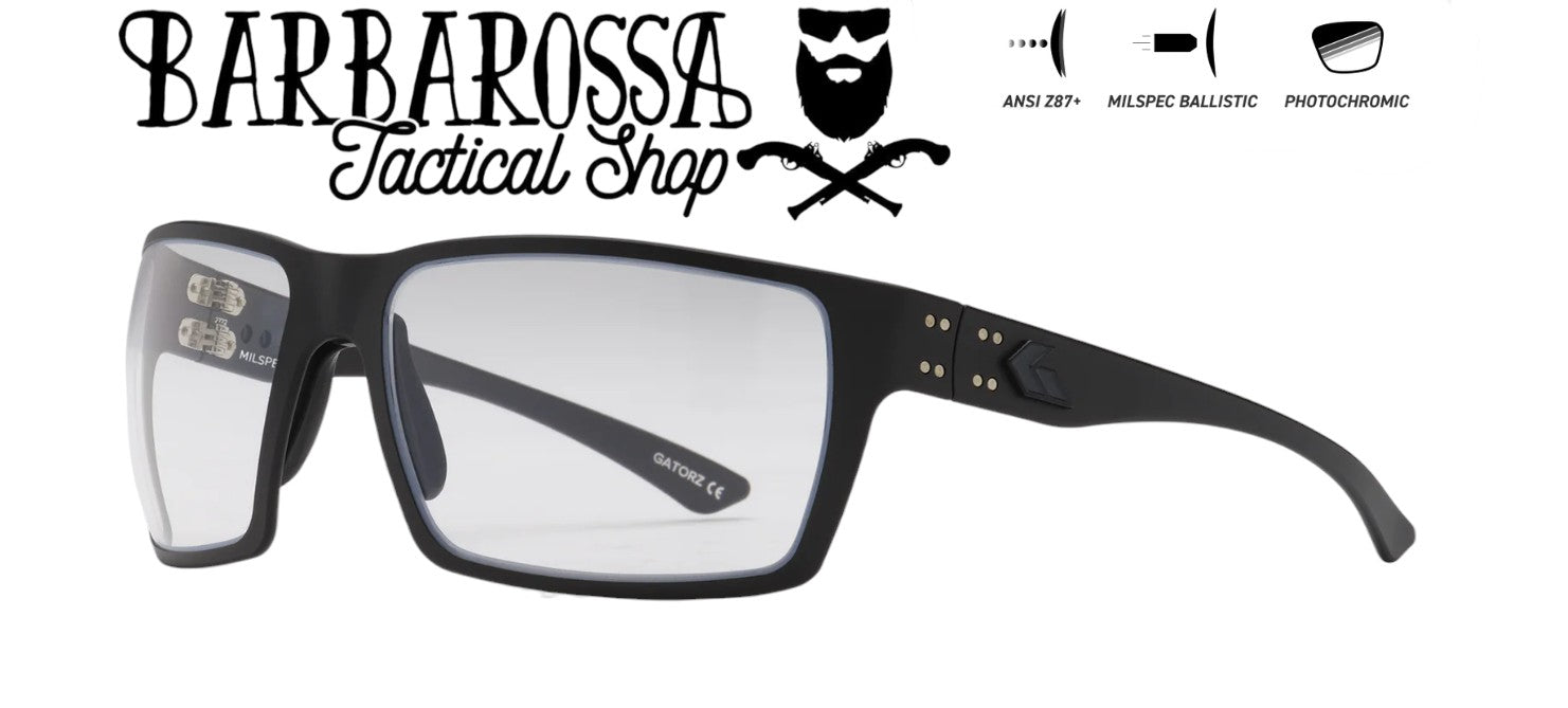 GATORZ - Marauder, MILSPEC Black Cerakote, Photochromic w/Anti-Fog