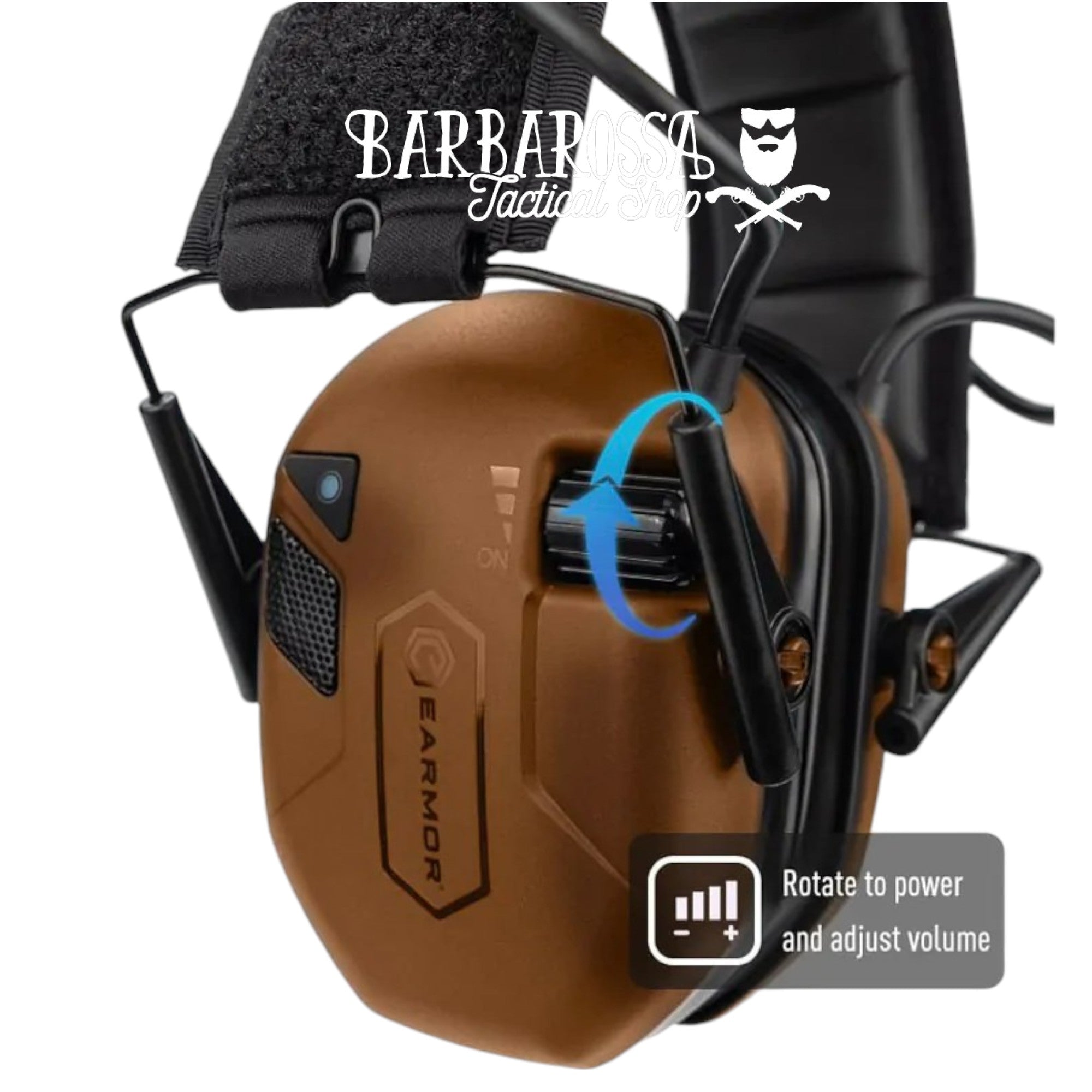EARMOR™ M300T Electronic Hearing Protector Bluetooth