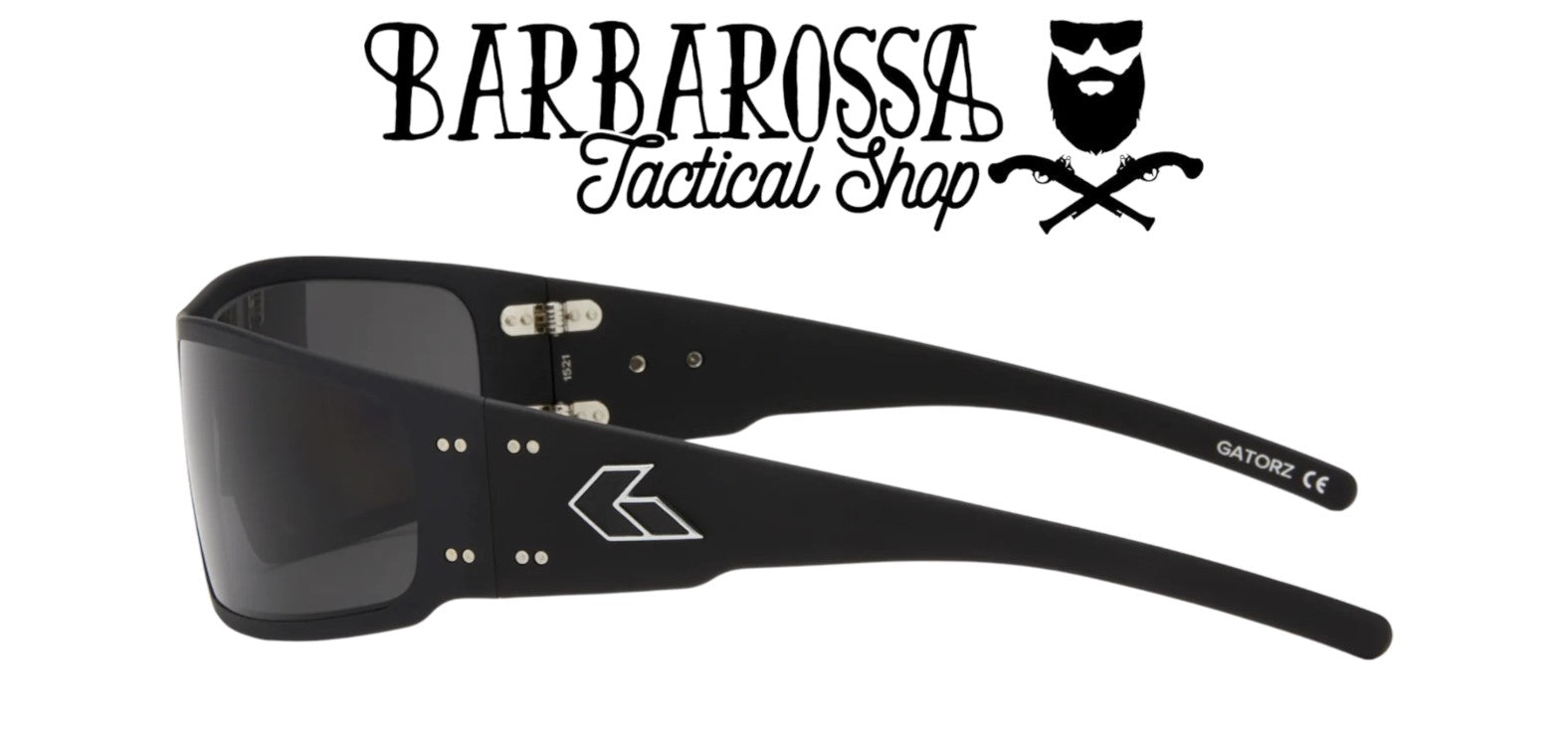 GATORZ - Magnum, Silver Logo, Smoked Polarized
