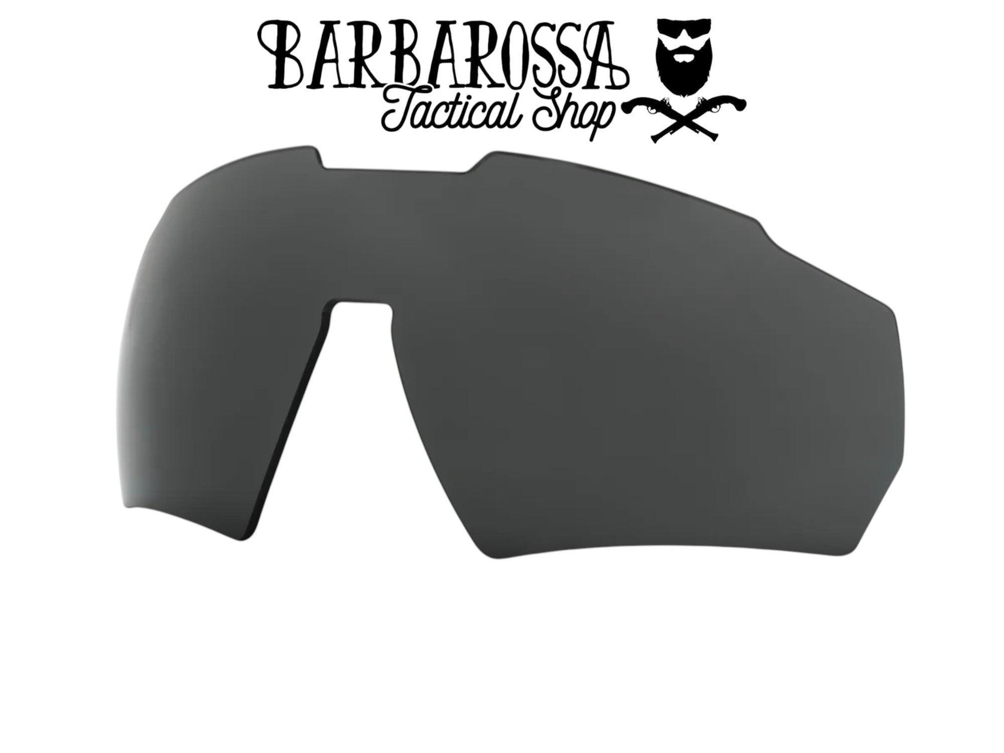 GATORZ - Blastshield, Replacement Lenses ANSI Z87+/MILSPEC Ballistic Black w/Anti-Fog