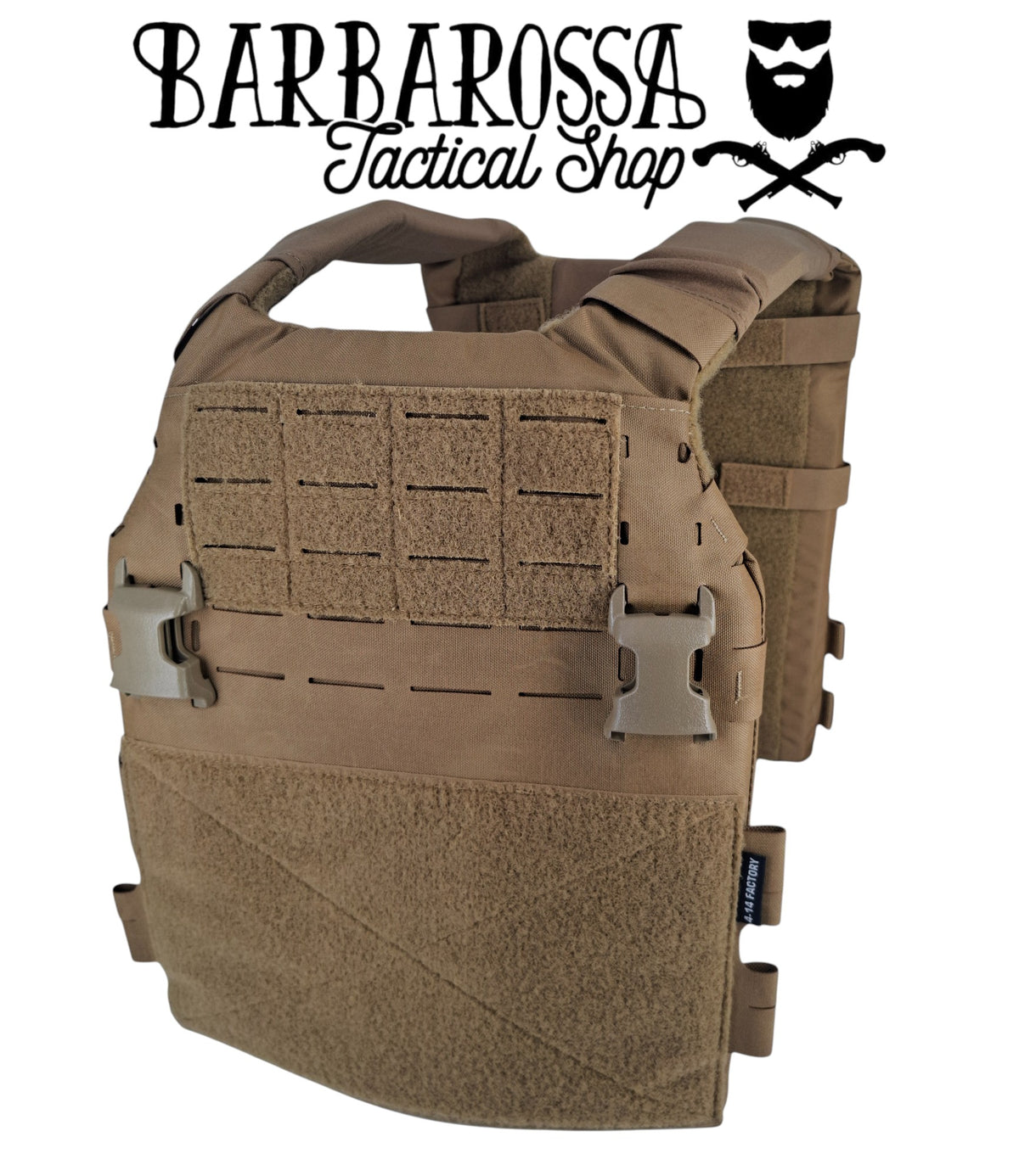 4-14 Strike Plate Carrier - Coyote Brown