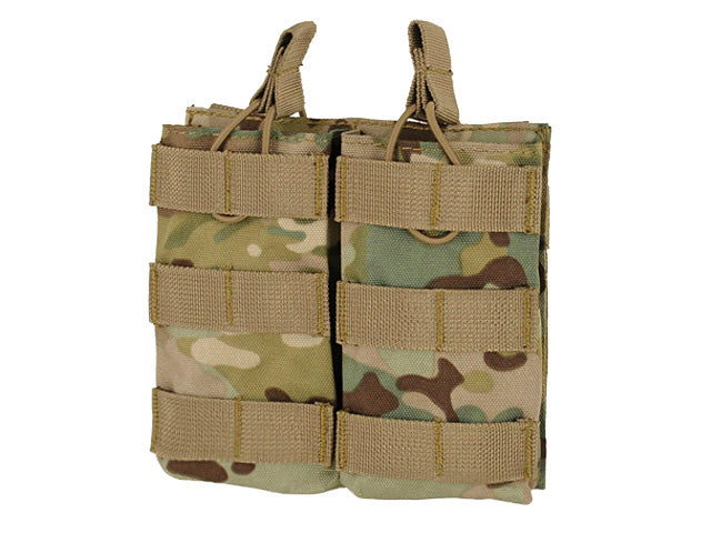 M4/M16 Open Double Magazine Pouch - Black