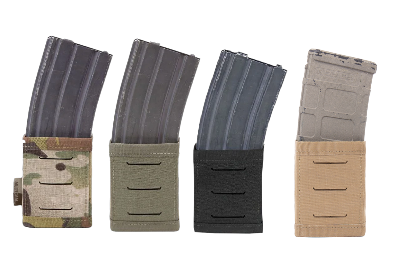 Warrior Laser Cut Single Snap Mag Pouch 5.56mm Short