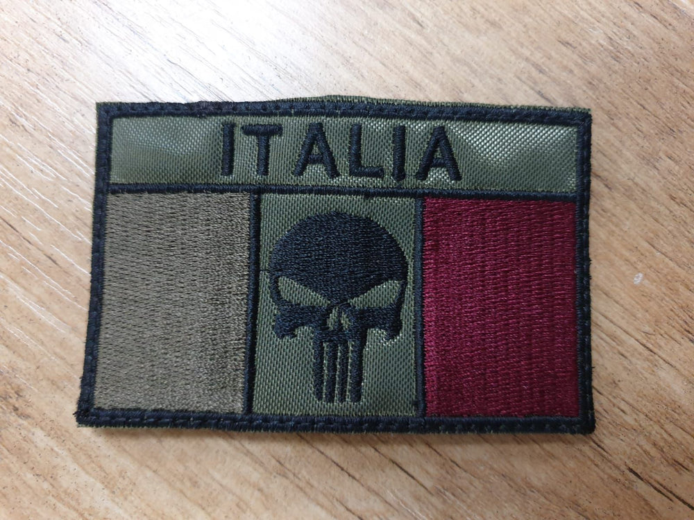 Patch Italia Punisher Bassa Visibilità