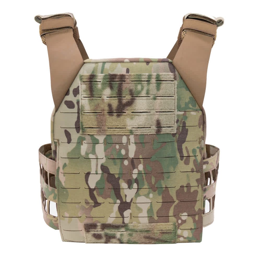 Warrior Laser Cut Low Profile Carrier V2 With ladder Sides - MultiCam