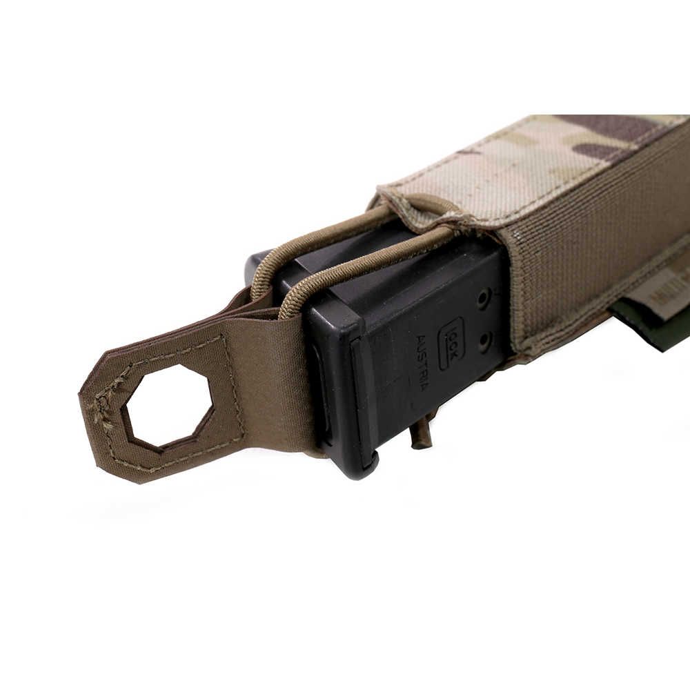 Warrior Laser Cut Single Bungee Pistol Pouch - MultiCam