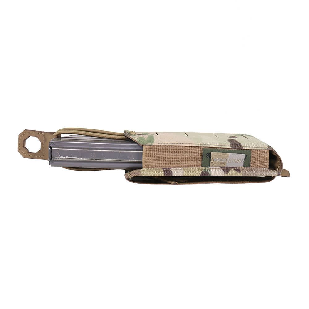 Warrior Laser Cut Single Bungee 5.56 Pouch - Multicam