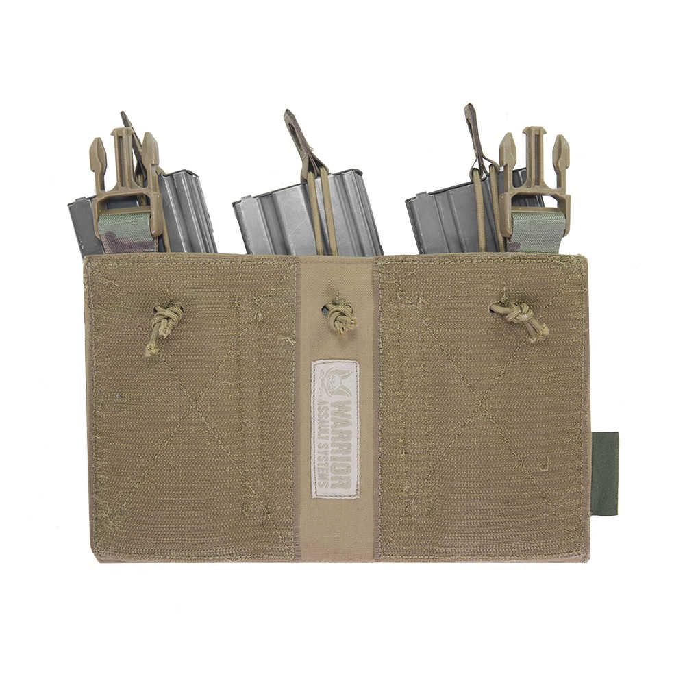 Warrior Laser Cut Triple Bungee 5.56 Panel - MultiCam