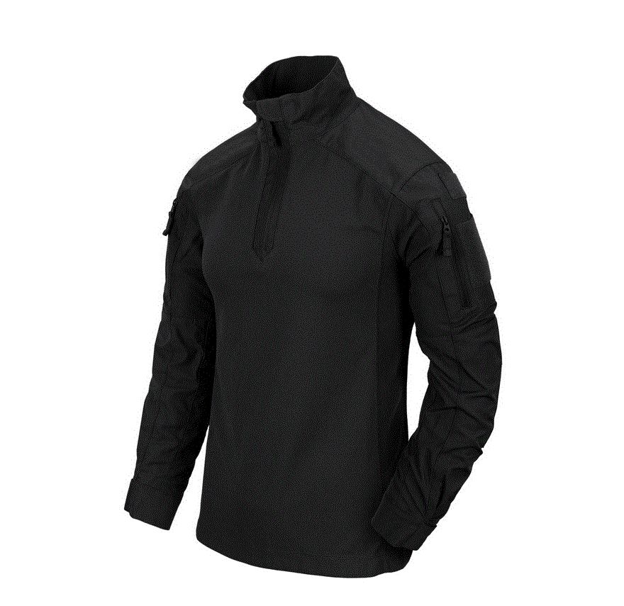 MCDU Combat Shirt® - NyCo Ripstop - Black - Helikon