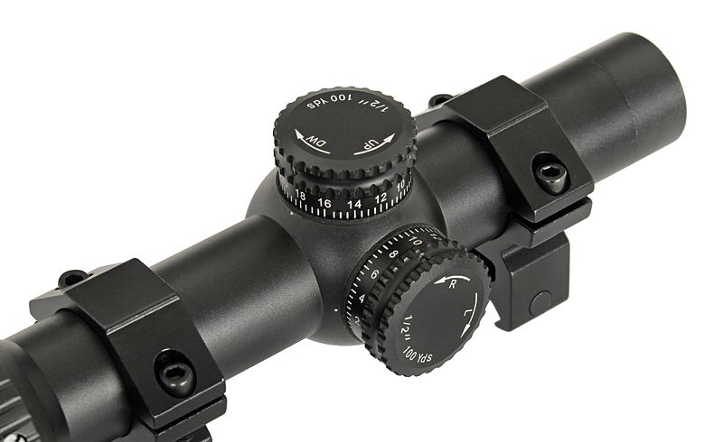 Victoptics ZOD 1-4x20 Rifle Scope - Black [Vector Optics]