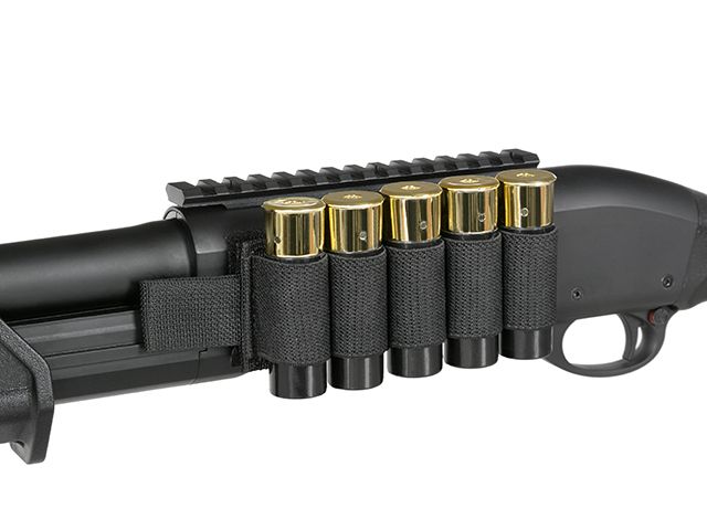 Porta Bossoli Velcrato da Fucile - Black