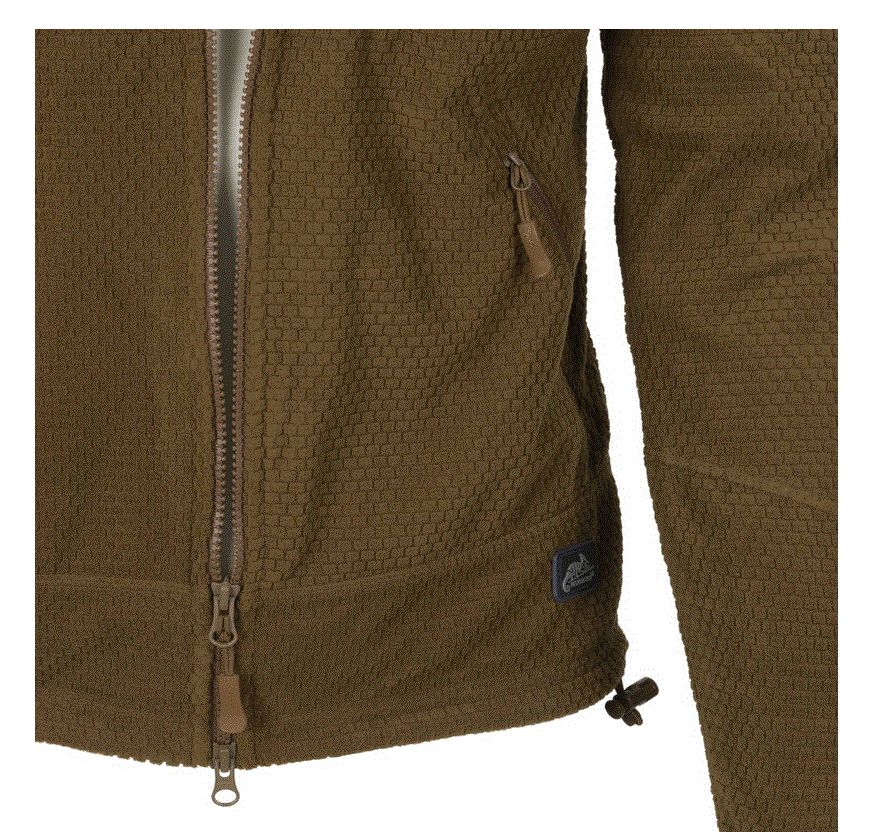 ALPHA TACTICAL Jacket - Grid Fleece - Coyote