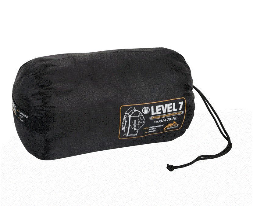 LEVEL 7 Lightweight Winter Jacket - Climashield® Apex 100g - Black
