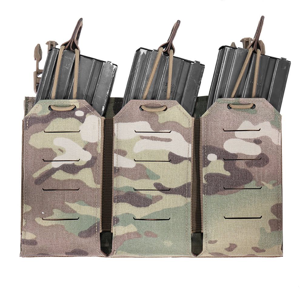 Warrior Laser Cut Low Profile Carrier V2 With ladder Sides - MultiCam
