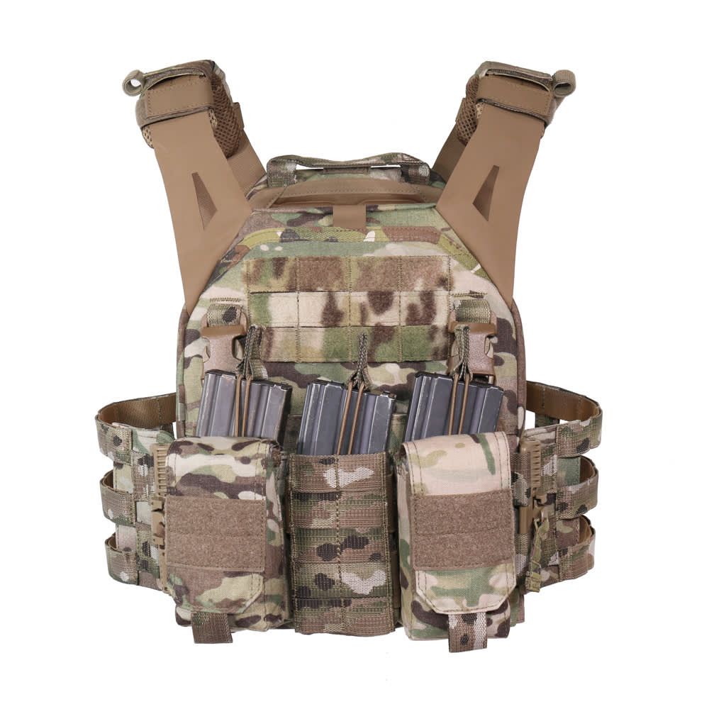 Warrior Detachable Front Panel MK1 (3x 5.56 Mag Pouches and 2 Utility Pouches) Multicam