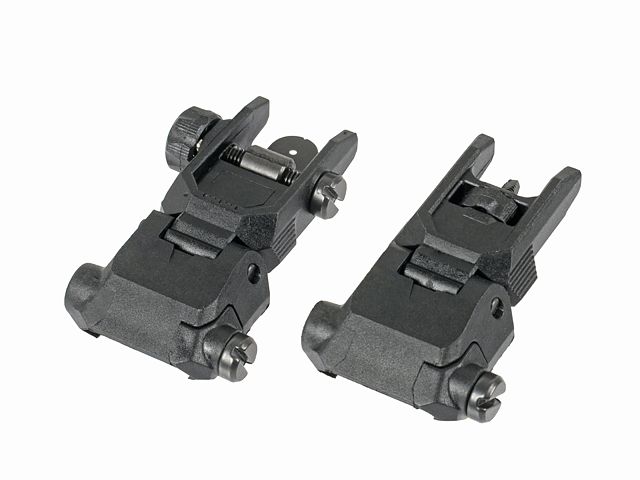 Set Tacche di Mira Abbattibili - Black