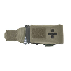 Warrior Laser Cut Small Horizontal Individual First Aid Kit - Ranger Green