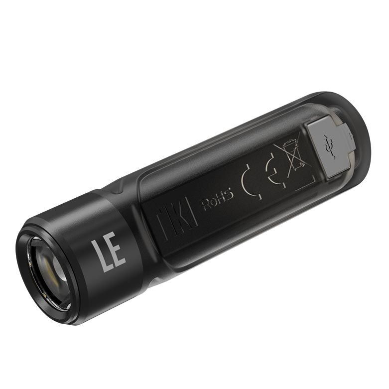 Nitecore - TIKI LE - Portachiavi Ricaricabile USB + Rosso/Blu - 300 lumens