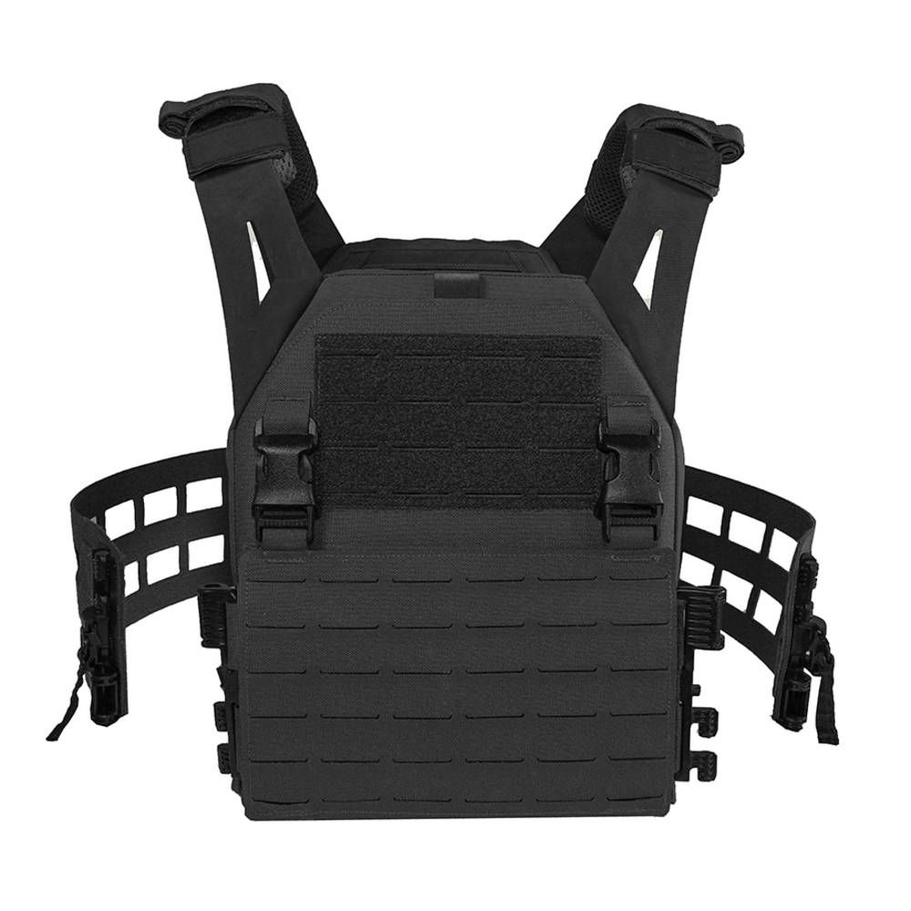 Warrior Laser Cut Low Profile Carrier V2 With ladder Sides - Black