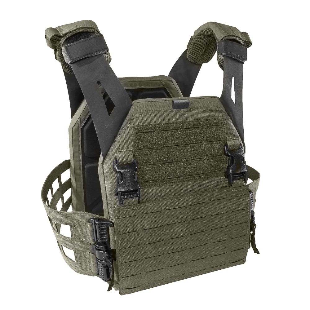 Warrior Laser Cut Low Profile Carrier V2 With Triple Bungee 5.56 Ranger Green