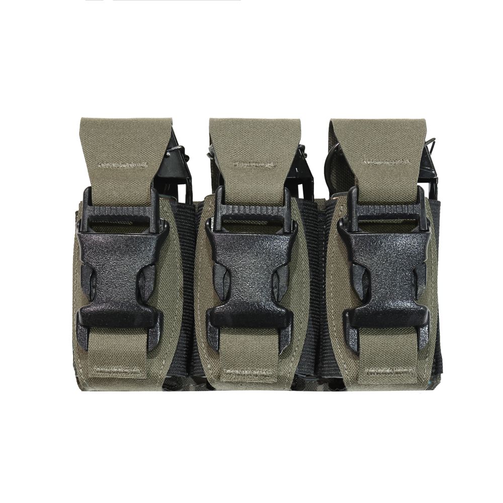 Triple 40mm Flash Bang Pouch – Ranger Green