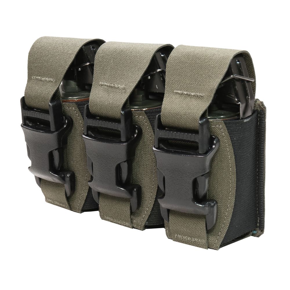 Triple 40mm Flash Bang Pouch – Ranger Green