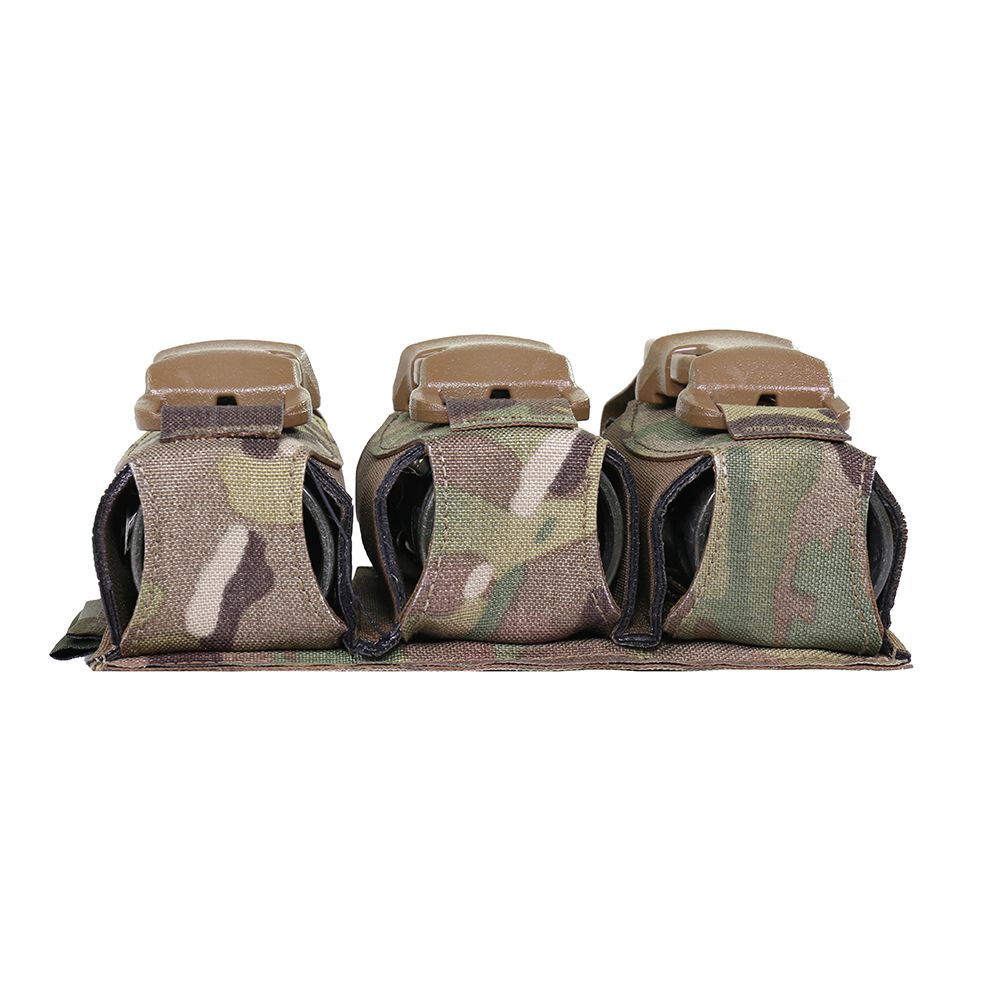 Warrior Triple 40mm Flash Bang Pouch – MultiCam