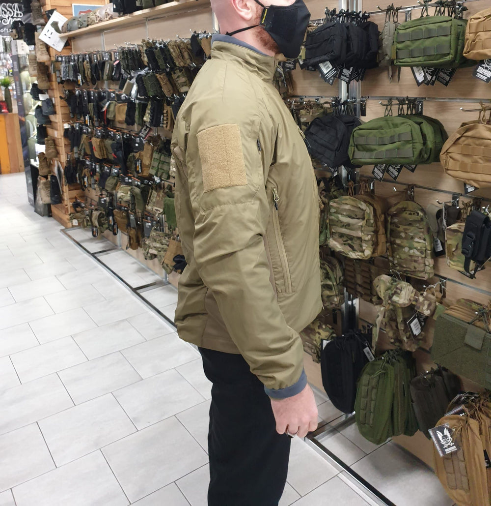 4-14 Full Zip Wind Stopper - Coyote Tan (TRIESTE)