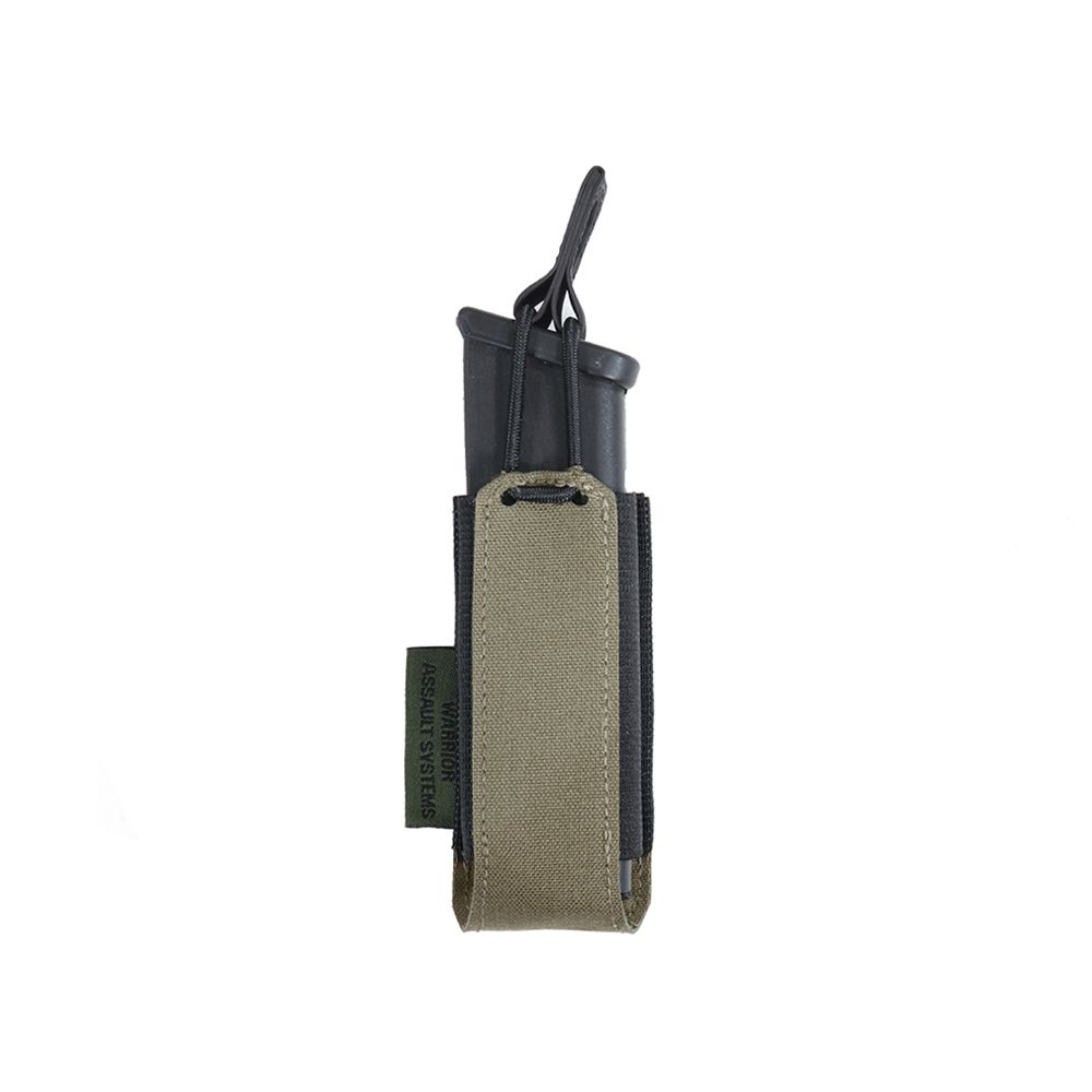Warrior Single Bungee Pistol Pouch Laser Cut – Ranger Green