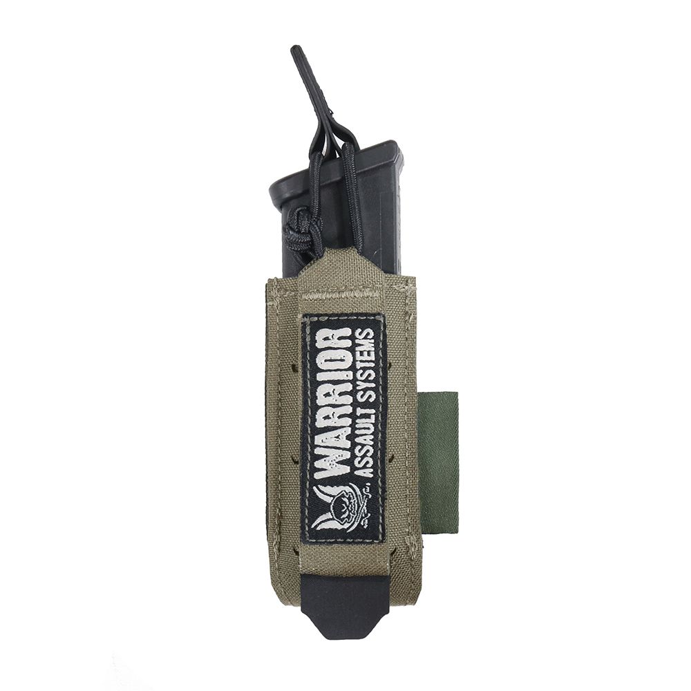 Warrior Single Bungee Pistol Pouch Laser Cut – Ranger Green