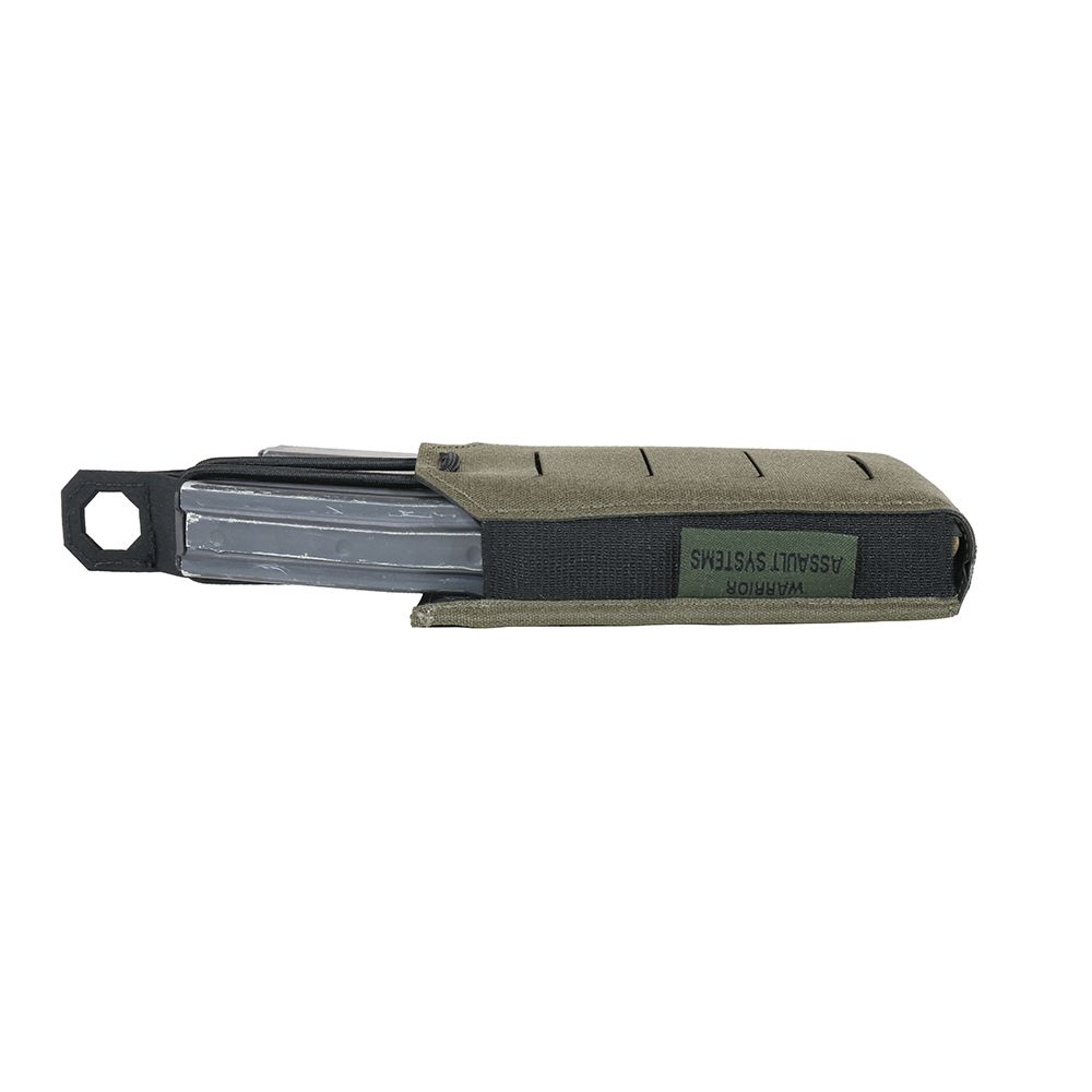 Warrior Laser Cut Single Bungee 5.56 Pouch - Ranger Green