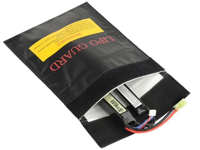 Tasca Porta Batterie in Carica - Black