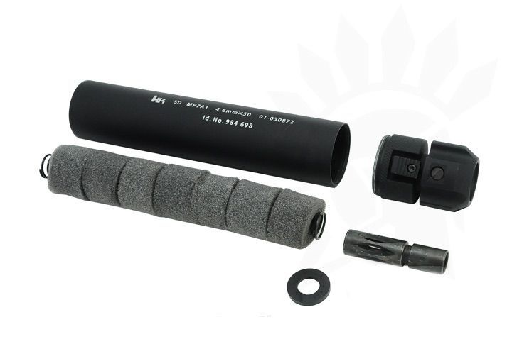 Spegnifiamma & Silenziatore Black Per MP7 FMA