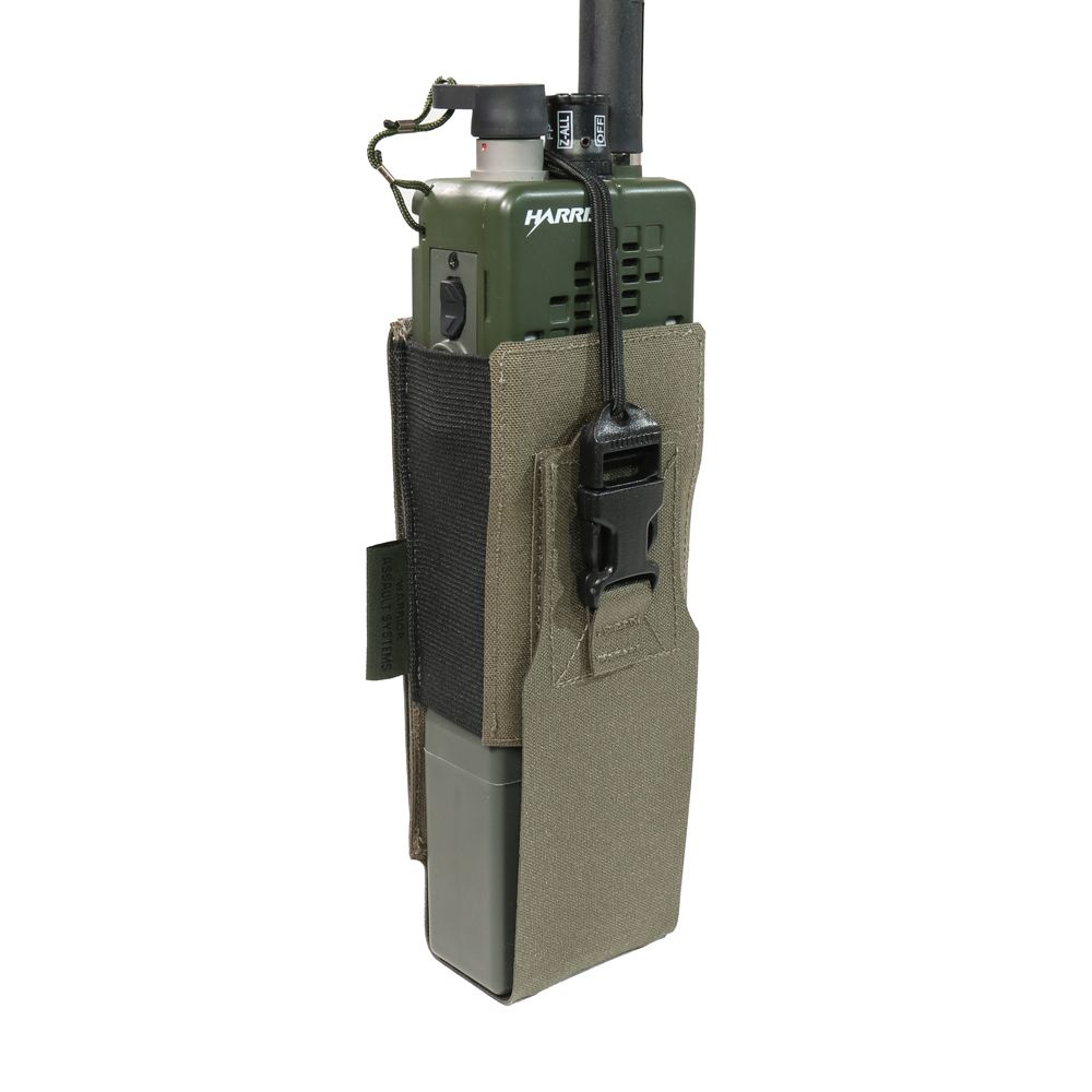 Warrior Laser Cut MBITR/Harris Radio Pouch – Ranger Green