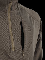 4-14 Half Zip Light Fleece “BASE” - Coyote