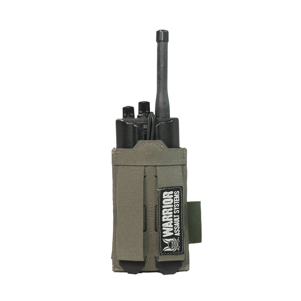 Warrior Adjustable Radio Pouch - Ranger Green