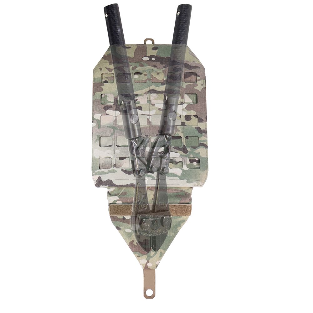 Warrior Laser Cut Assaulters Back Panel – Black