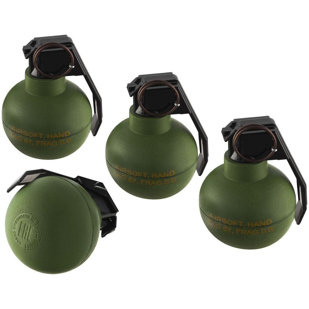 Airsoft Pyrotechnics TAG-67 Hand Grenade (Box da 6 Pezzi)