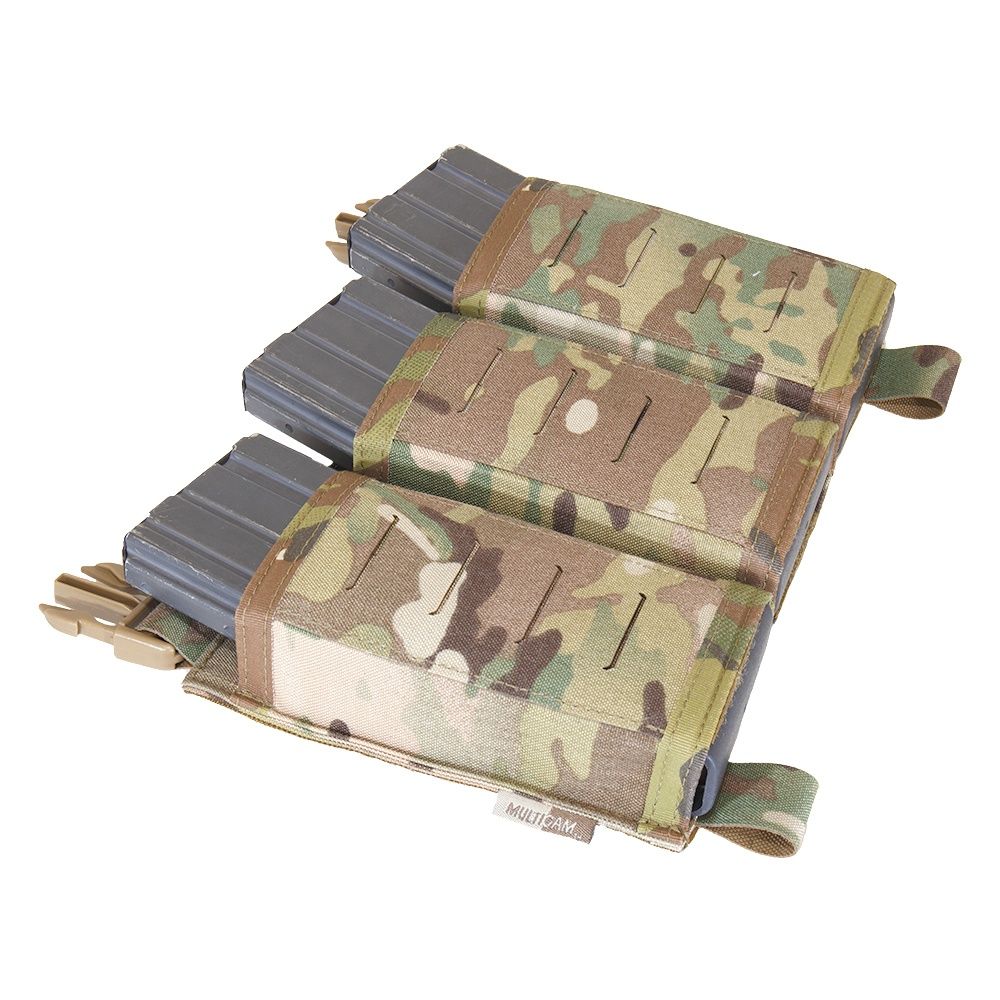 Warrior Laser Cut Detachable Triple Snap Mag Panel – Multicam