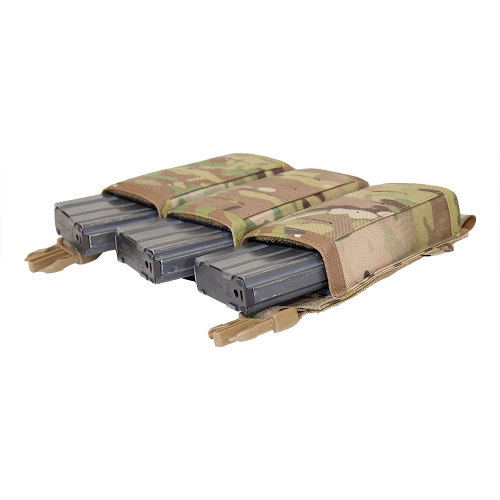 Warrior Laser Cut Detachable Triple Snap Mag Panel – Multicam