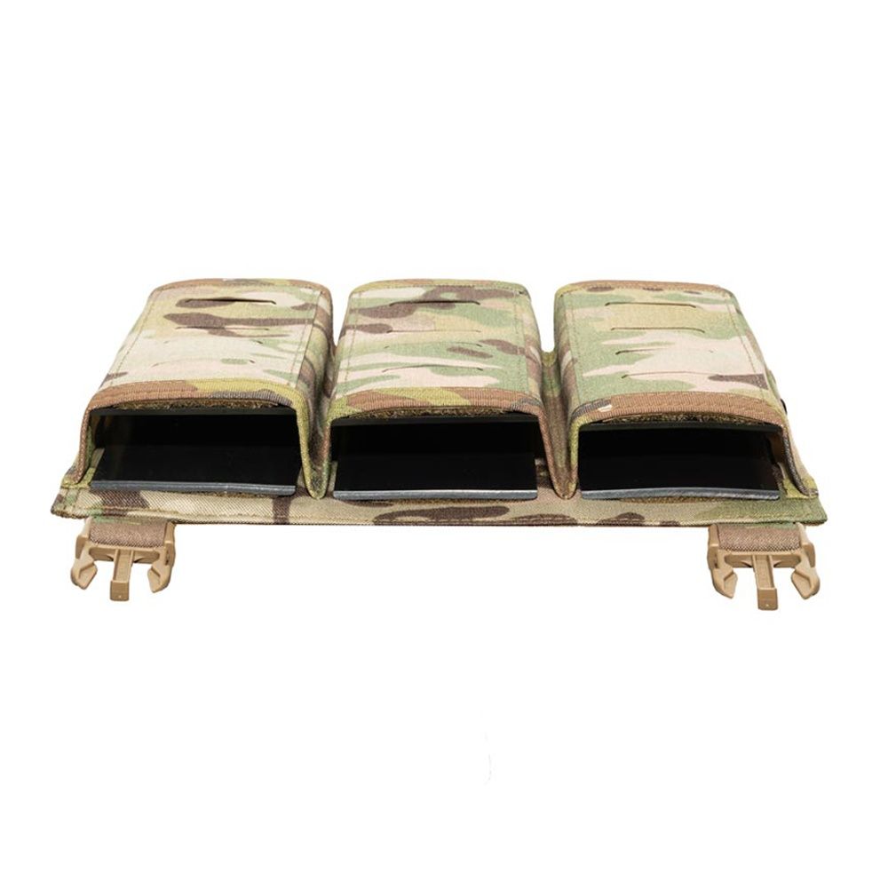 Warrior Laser Cut Detachable Triple Snap Mag Panel – Multicam