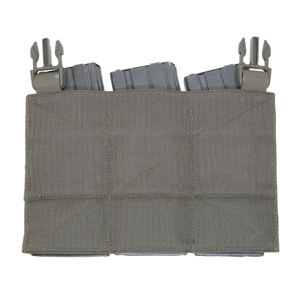 Warrior Laser Cut Detachable Triple Snap Mag Panel – Ranger Green