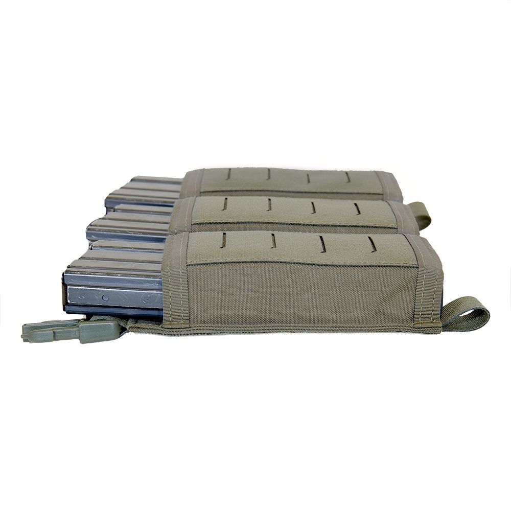 Warrior Laser Cut Detachable Triple Snap Mag Panel – Ranger Green