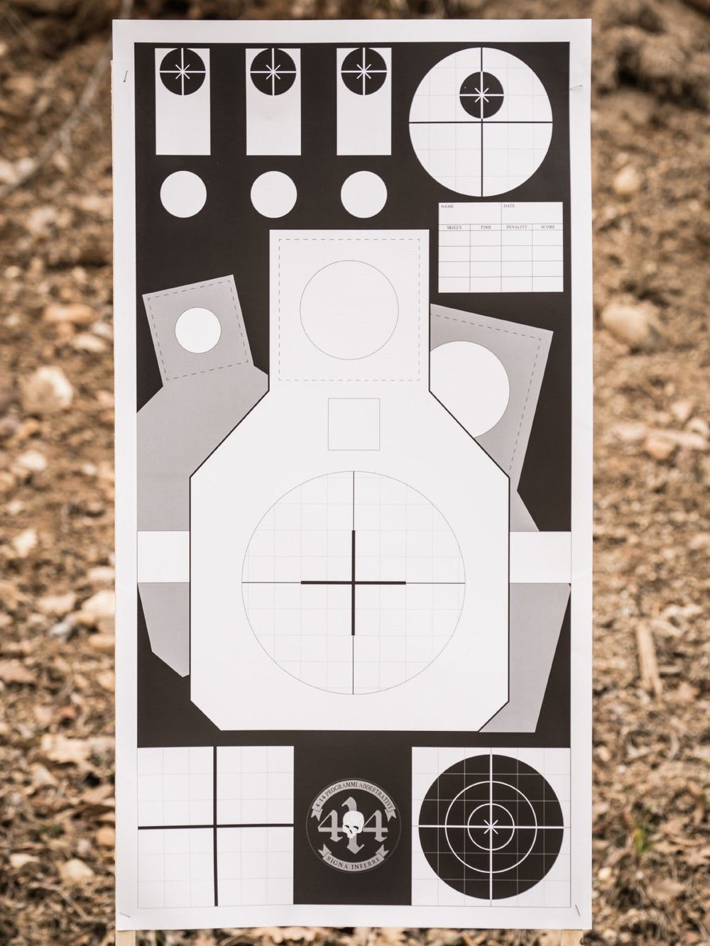 4-14 Skill Target - 1pz