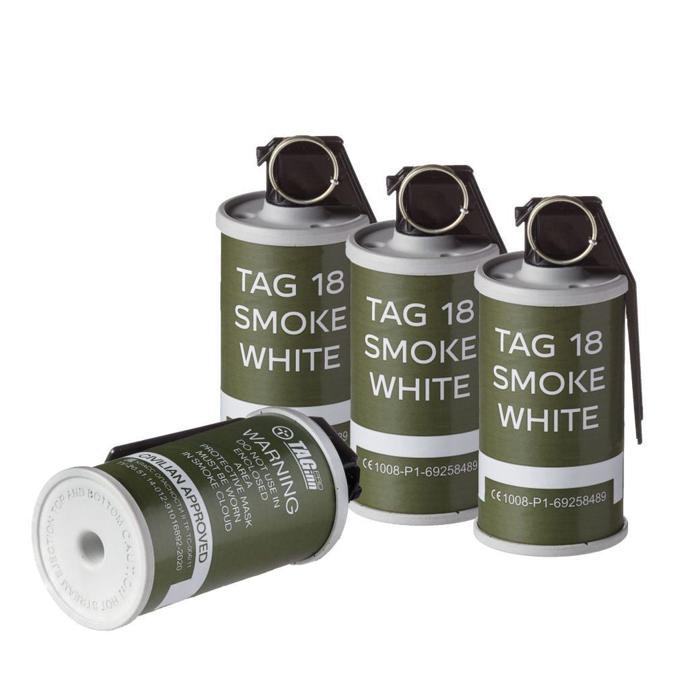 TAGINN - Airsoft Pyrotechnics TAG-18 Fumogena - Bianco