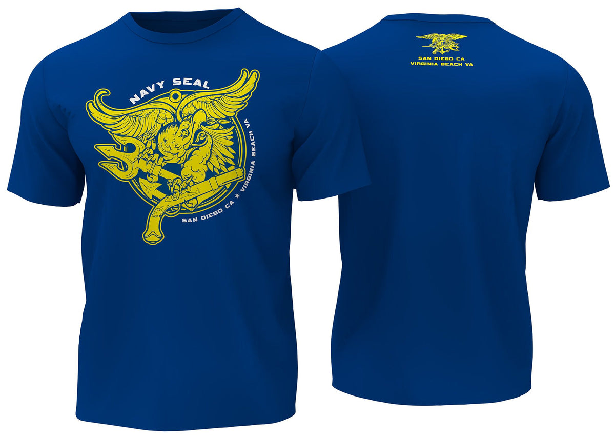 T-Shirt Navy Seals - Blue/Yellow