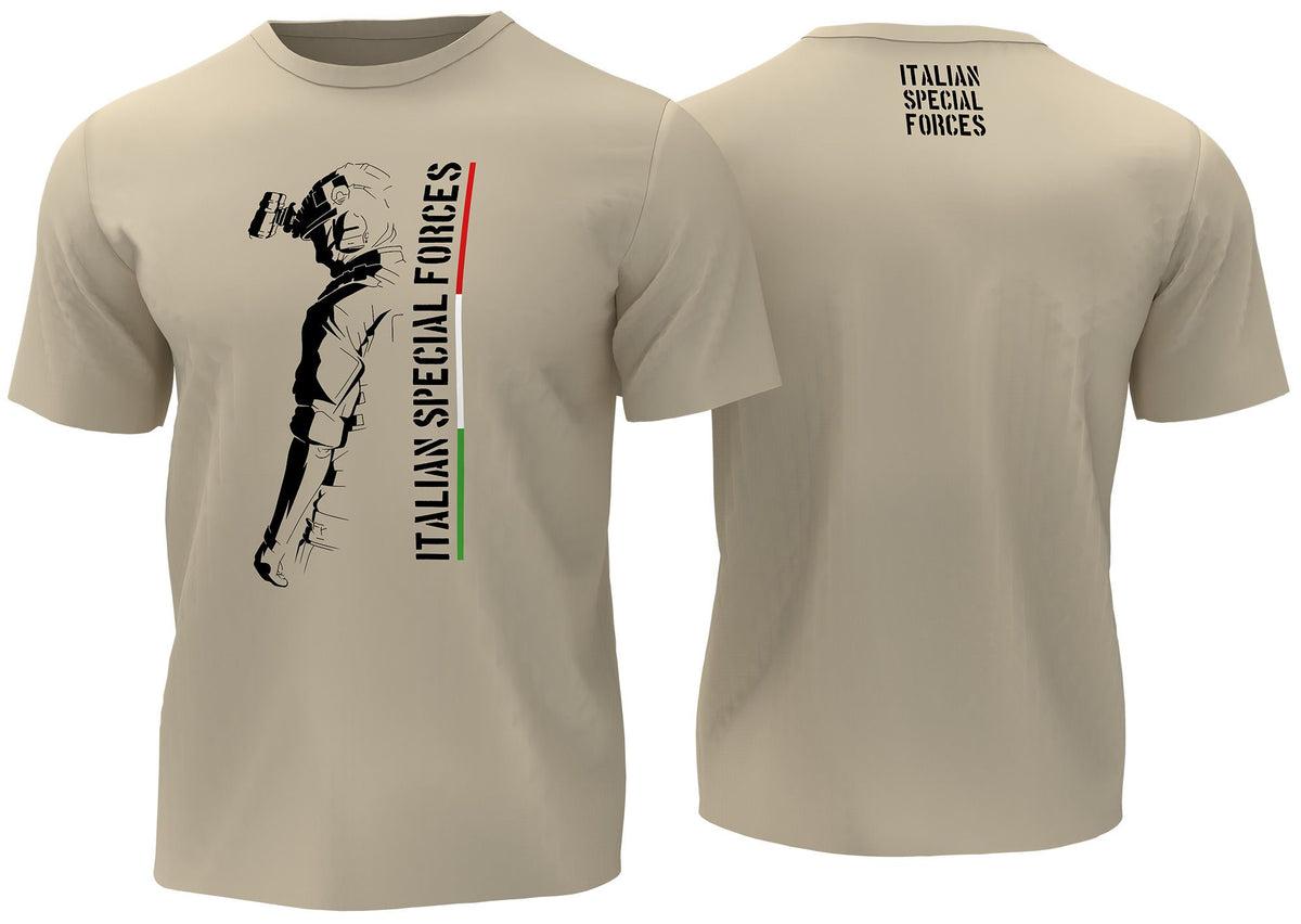 T-Shirt Italian Special Forces - Tan