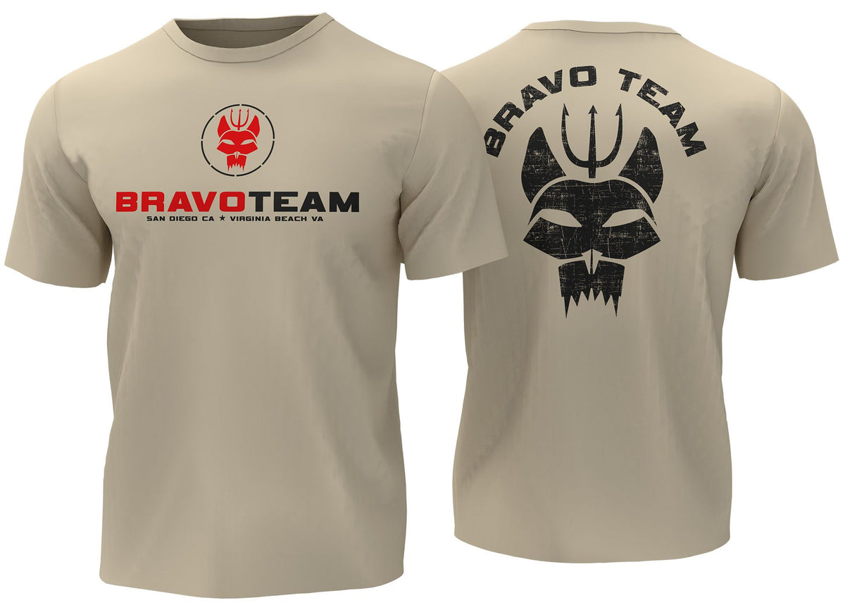 T-shirt Bravo Team - Tan