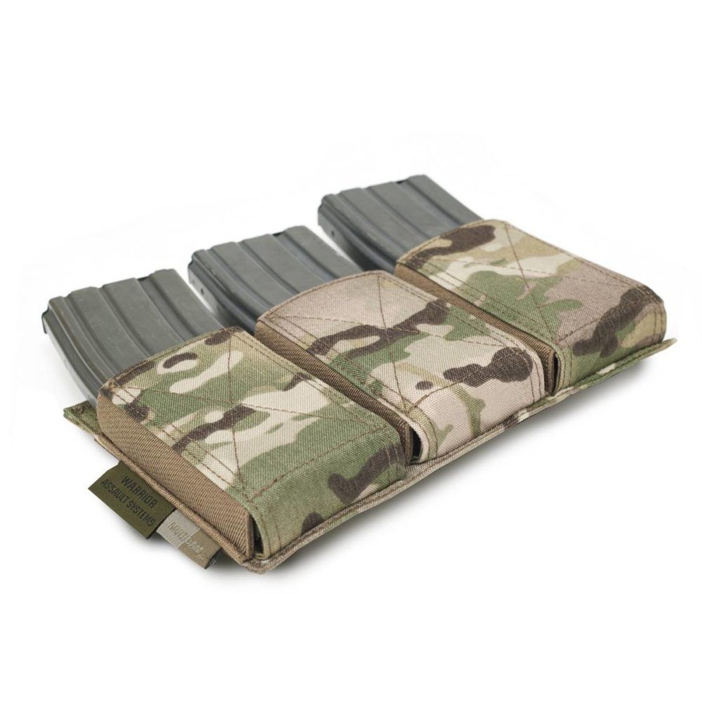 Warrior Triple Elastic Mag Pouch - Multicam
